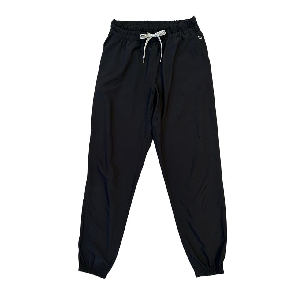 Vuori Women’s Black Performance Jogger Pants XS Lightweight Drawstring Travel
